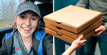 Repartidora de pizza revela cuánto ganó de propinas en un día y ya envíamos solicitud