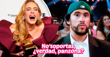 Así fue la reacción de Bad Bunny al perder contra Adele en los Grammys 2023