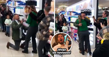 Le propone matrimonio a su novia en el supermercado ¡y le dice que si!