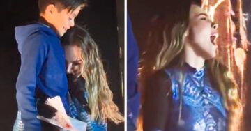 Belinda es rechazada en pleno concierto por un niño, le rompió el corazón