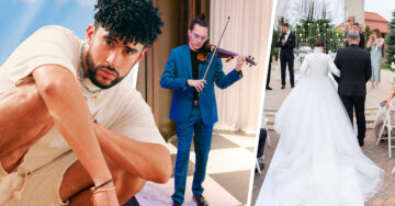 Novia contrata violinista reguetonero para perrear en su boda con música de Bad Bunny