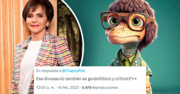 Pati Chapoy se sube a la tendencia del Dino-meme, pero le llovieron críticas