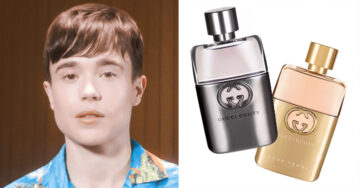 Elliot Page protagoniza su primera campaña de perfumes ¡como un chico!