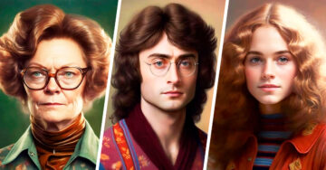 Así se verían los personajes de ‘Harry Potter’ si fueran actores de los 70