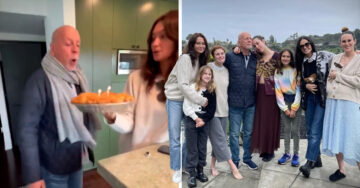 Bruce Willis celebra su cumpleaños junto Demi Moore y su esposa en medio de su enfermedad
