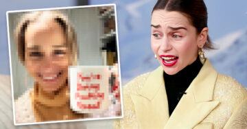 Emilia Clarke es criticada por subir una selfie al natural y no hemos aprendido nada