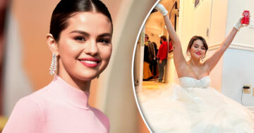 Selena Gomez aparece vestida de novia y desata la locura de sus fans