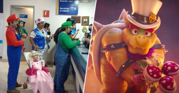 Familia se disfraza como los personajes de Mario Bros y… ¡los amamos!