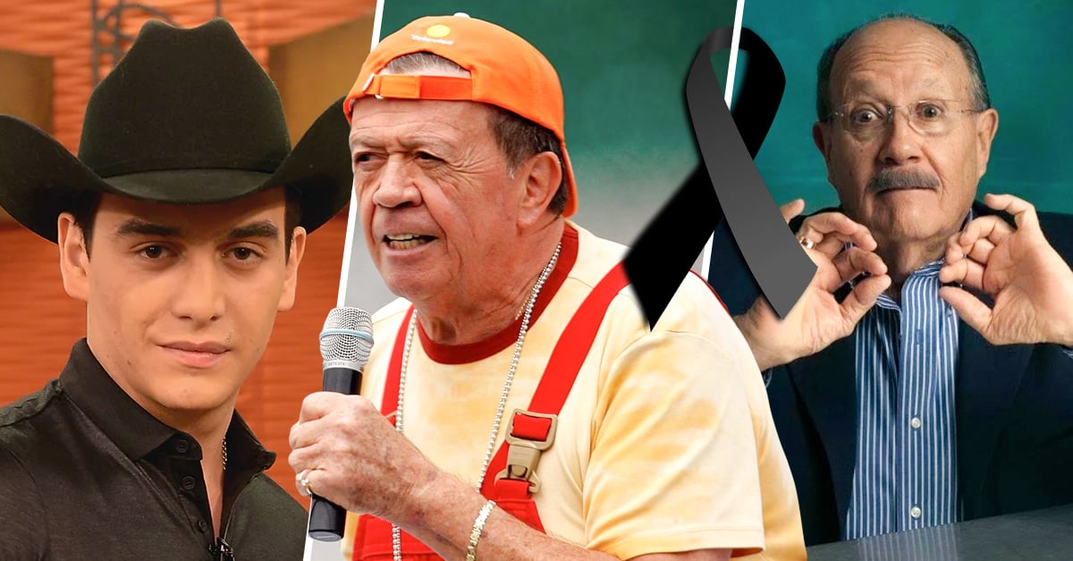 Los famosos mexicanos que han fallecido en lo que va del año