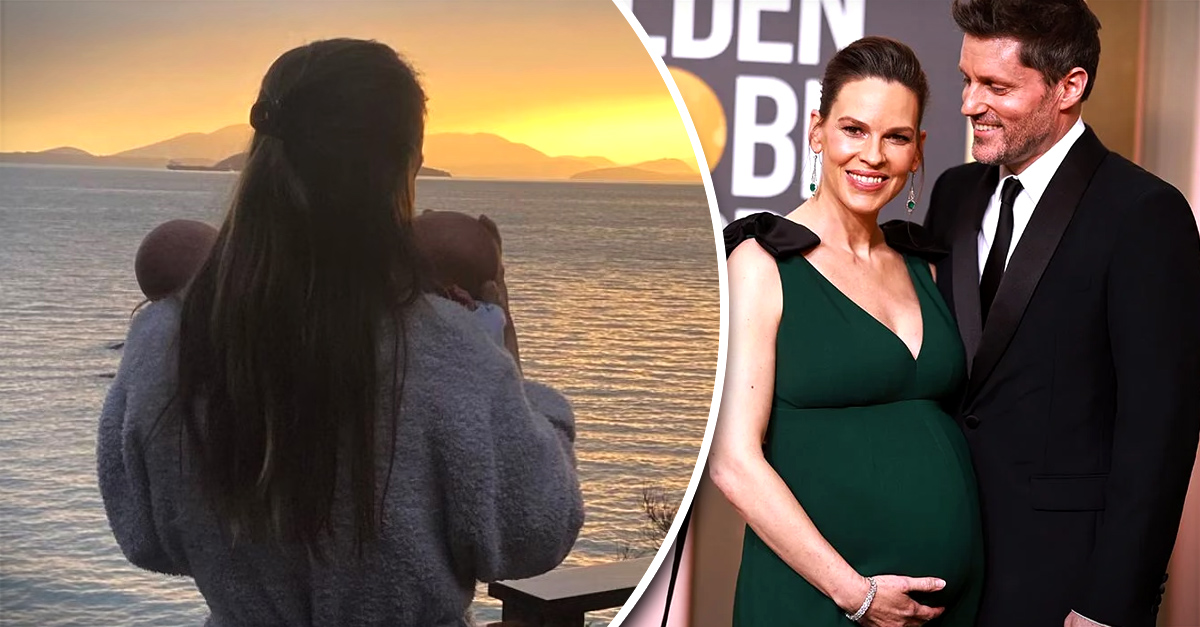 Hilary Swank se convierte en madre de mellizos a sus 48 años