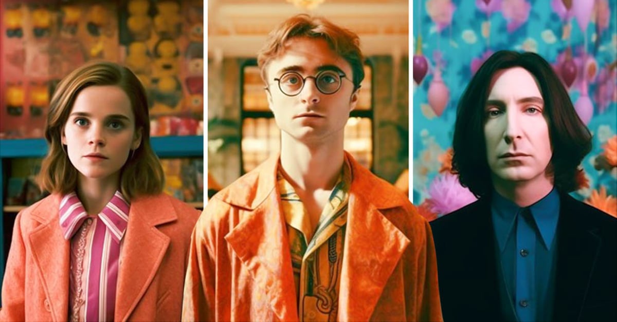 Personajes De Harry Potter En Una Película De Wes Anderson