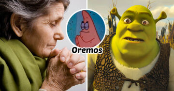 Mujer le reza a figura de Shrek creyendo que una réplica de Buda