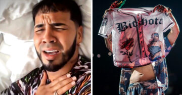 Anuel AA aparece durmiendo junto a una camisa de Karol G y fans aseguran que es acoso