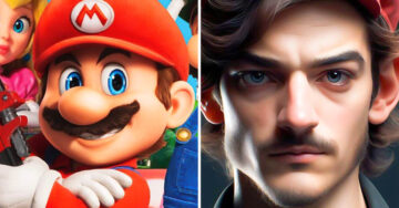 Así lucirían los personajes de Super Mario Bros según la IA