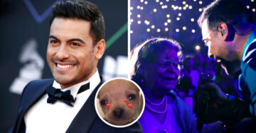 Carlos Rivera le canta a su abuelita durante un concierto y nos derrite el corazón