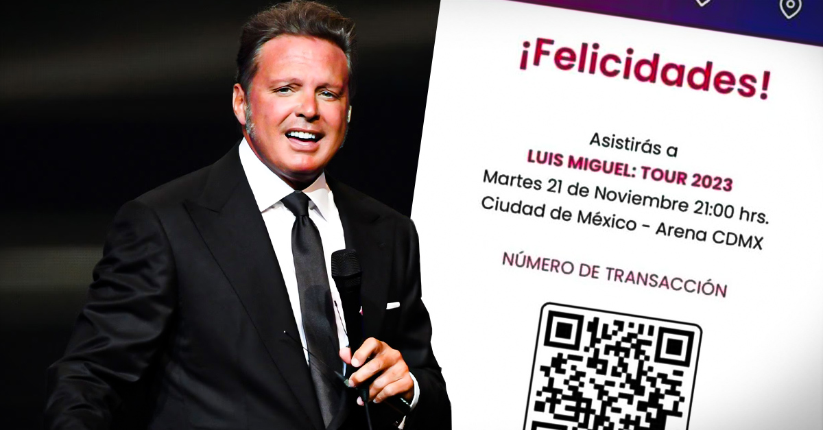 Comparte Un Boleto Falso Del Tour De Luis Miguel Y Todos Caen