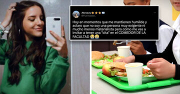 Trató de ‘exhibir’ a quien la invitó a una cita en la cafetería de la escuela y la tunden en redes