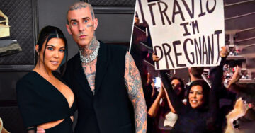¡Kourtney Kardashian esta embarazada! Le dio la noticia a Travis en pleno concierto