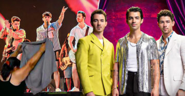 Los Jonas Brothers deleitan con un concierto en ropa interior