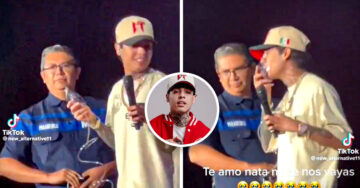 Natanael Cano aparece con oxígeno en pleno concierto y preocupa a sus fans