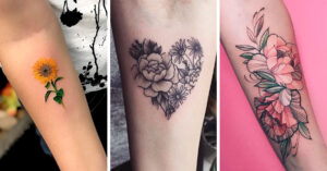 25 Tatuajes de flores para hacer de tu piel un jardín viviente