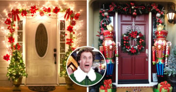 15 Ideas para decorar la puerta de tu casa esta Navidad