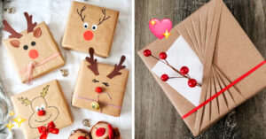 15 Increíbles ideas para que envuelvas los regalos que darás y seas la tía favorita en Navidad